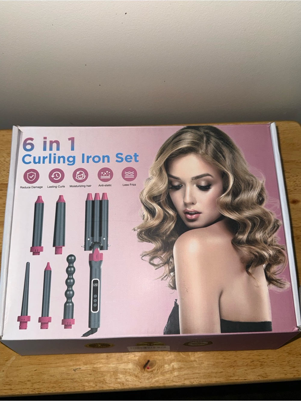 Brand New 6 in 1 Curling Iron set for all types of hair.